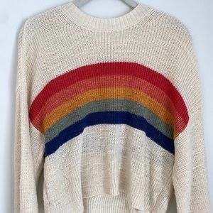 American Eagle rainbow sweater